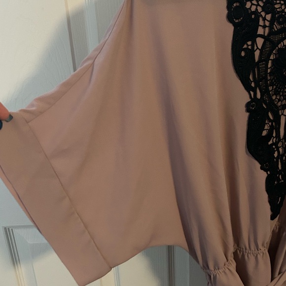 NWOT pink/black NY&Co Top - Picture 5 of 6